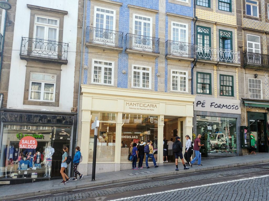 Manteigaria from the outside in Porto