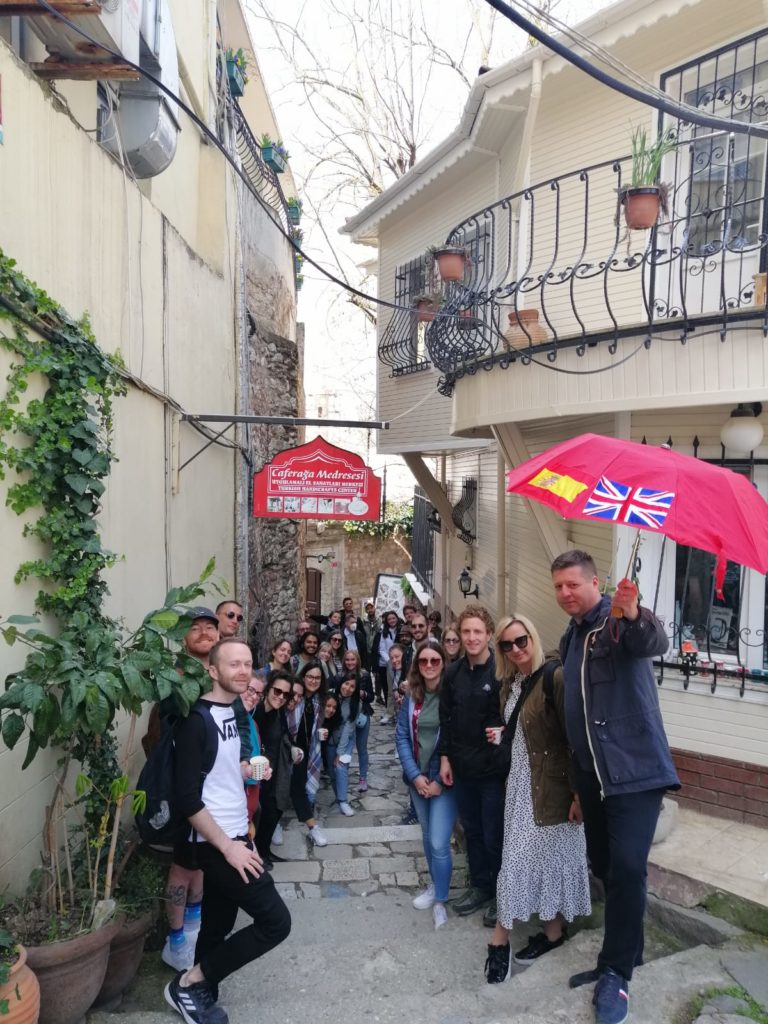 Walking Tour Group in Istanbul 