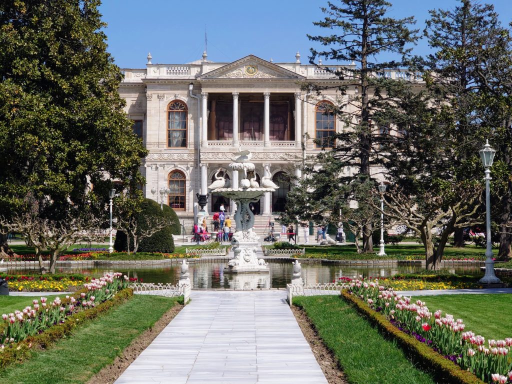 Dolmabahce Palace from the outside