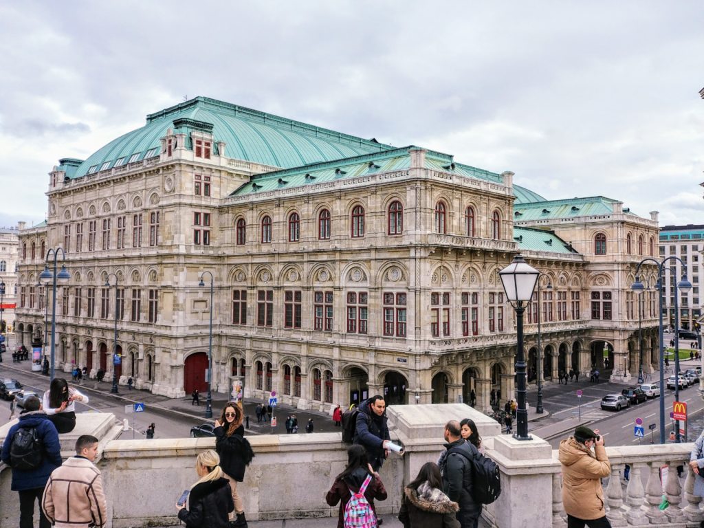 Vienna city centre with historic building 