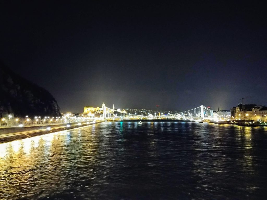 Danube River at night