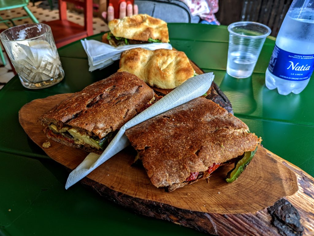 Sandwiches at Bono Bottega Nostrana