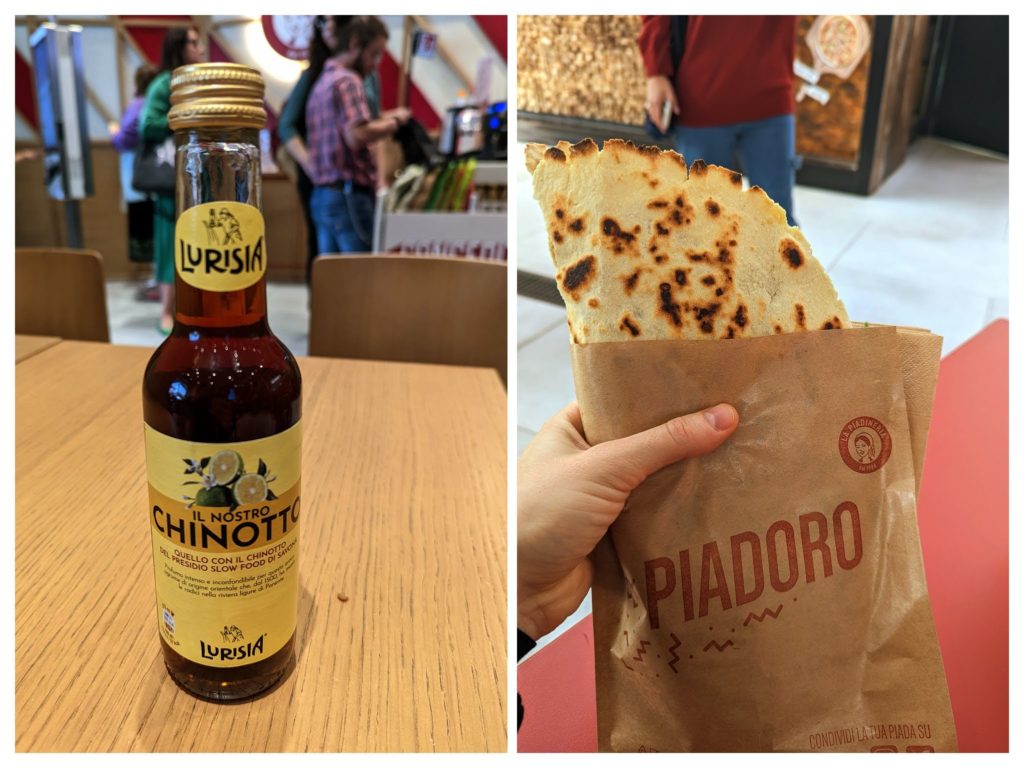 Piadina and Chinotti 