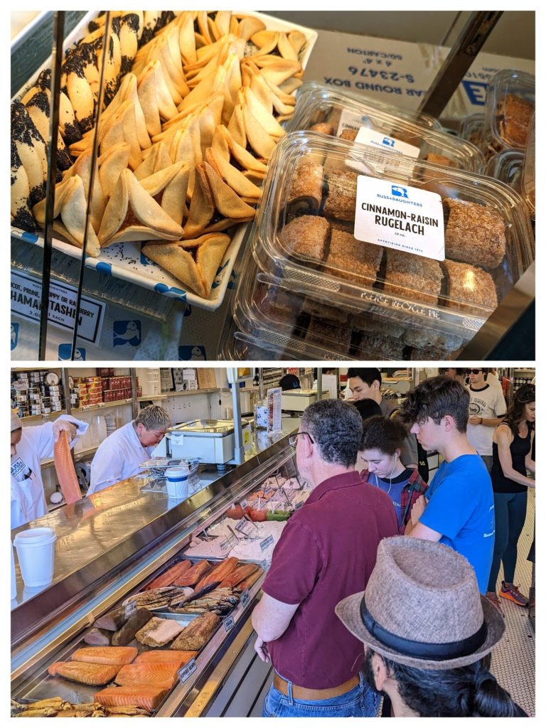 Rugelach and Hamataschen at Russ & Daughters in New York 