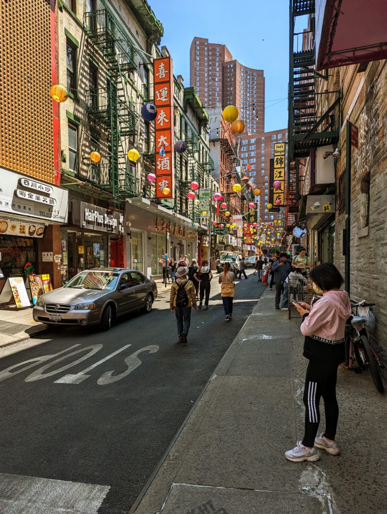 Chinatown in New York City 