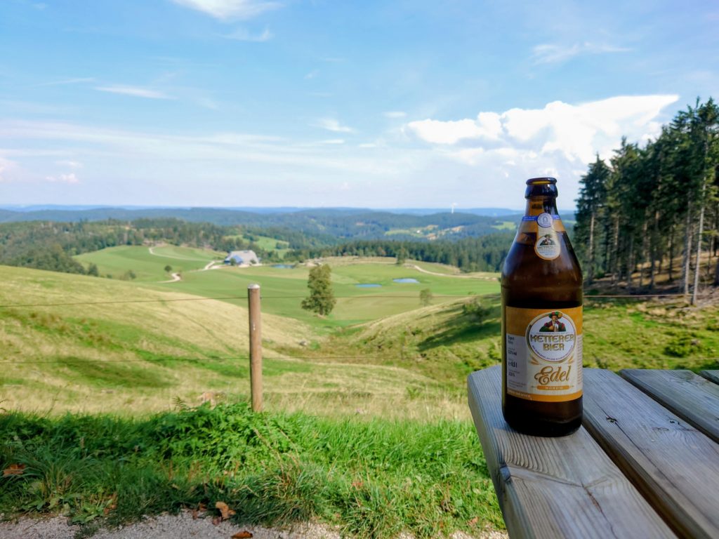 Ketteler beer in Black forest, germany