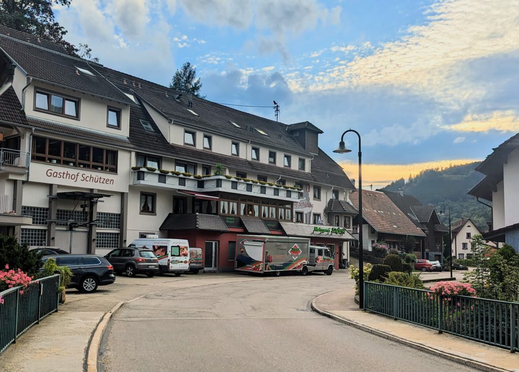 Gasthof Zum Schützen in Oberprechtal, in Black forest, germany